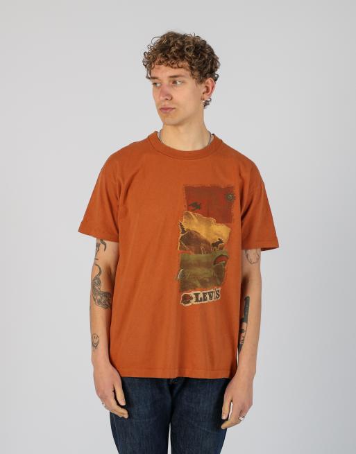 Vintage Levi's l t-shirt in orange
