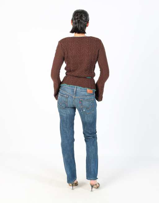 Vintage Levi's M bootcut jeans in blue, 3 of 4