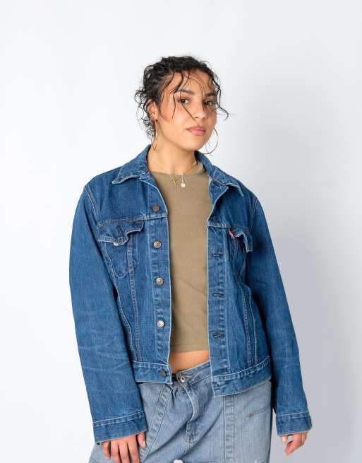 Vintage Levi's M Denim Jacket Blue