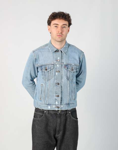 Vintage Levi's m denim jacket in light blue - view 1