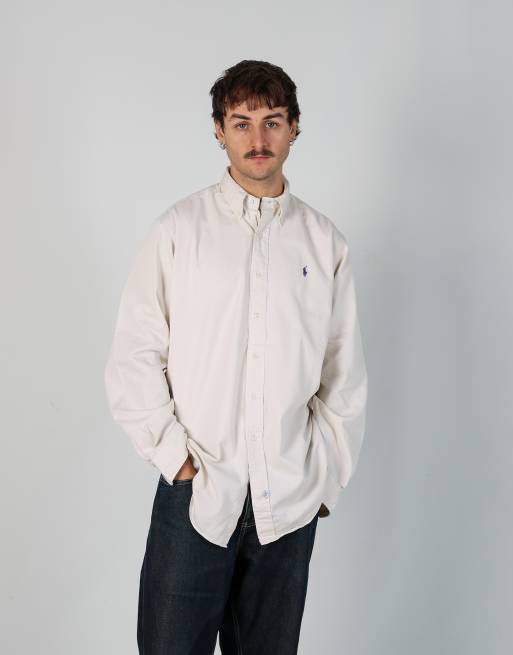 Vintage Levi's m long sleeve shirt in ivory