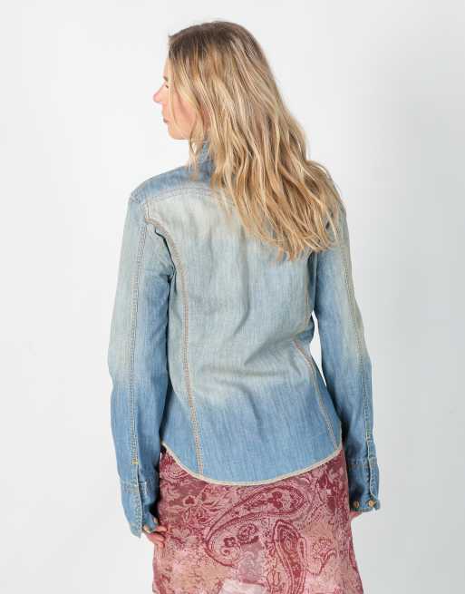 Vintage Levi's M shirt in blue, 2 of 4