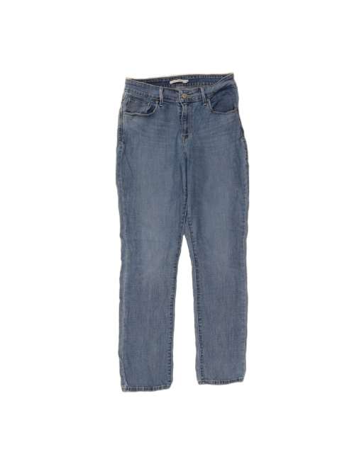Vintage Levi's Mid Rise Slim Jeans US 12 Large W31 L30 In Blue
