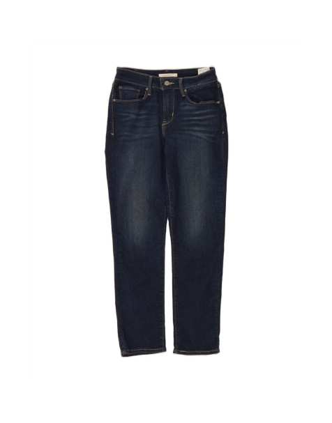 Vintage Levi's Mid Rise Slim Jeans US 4 Small W26 L27 In Blue - view 1