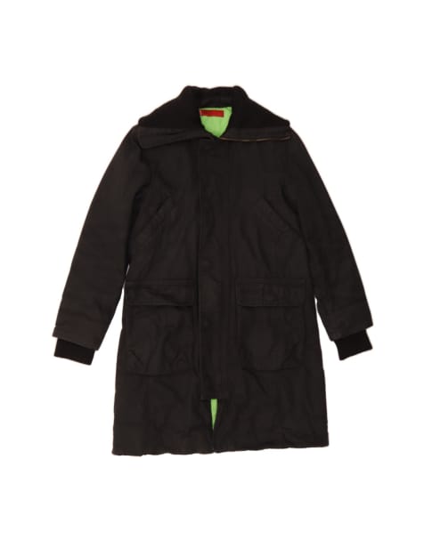 Vintage Levi's Overcoat UK 36 Small In Black - view 1