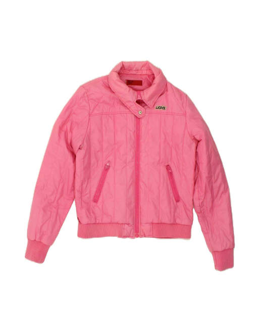 Vintage Levi's Padded Jacket Uk 16 Large In Pink