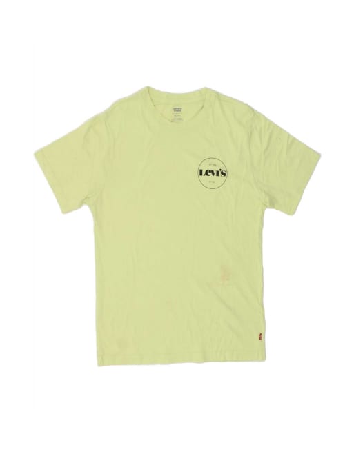 Vintage Levi's Relaxed Fit Graphic T-shirt Top XS In Green