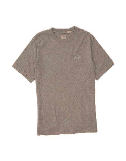Vintage Levi's Relaxed Fit T-shirt Top XS In Grey