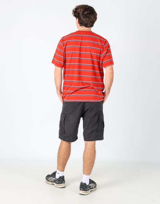 Vintage Levi's ripstop 34x22 canvas cargo shorts in black, 3 of 4