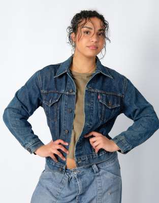 Vintage Levi's S Denim Jacket Blue