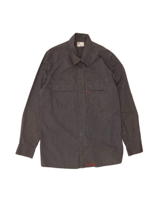 Vintage Levi's Shirt Large In Grey