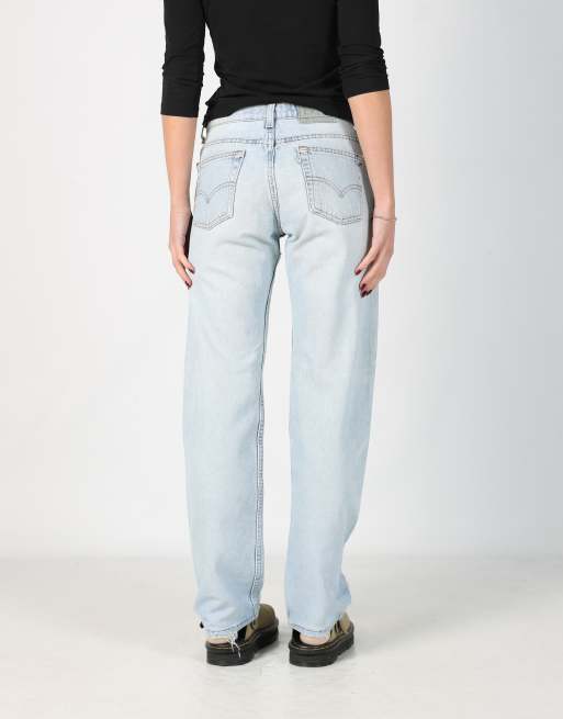 Vintage Levi's silver tab 28x36 denim jeans in light blue