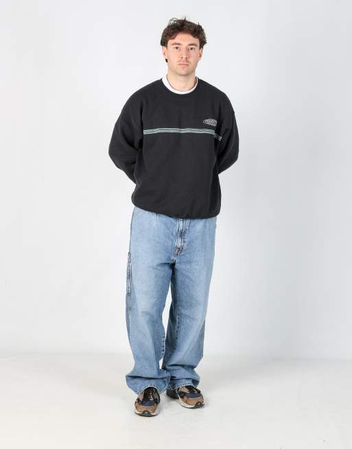 Vintage Levi's silver tab 40x33 denim carpenter jeans in light blue