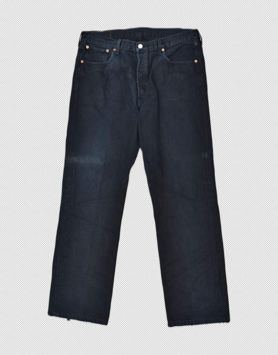 Vintage Levi's Size 3XL 501 straight leg jeans in navy blue