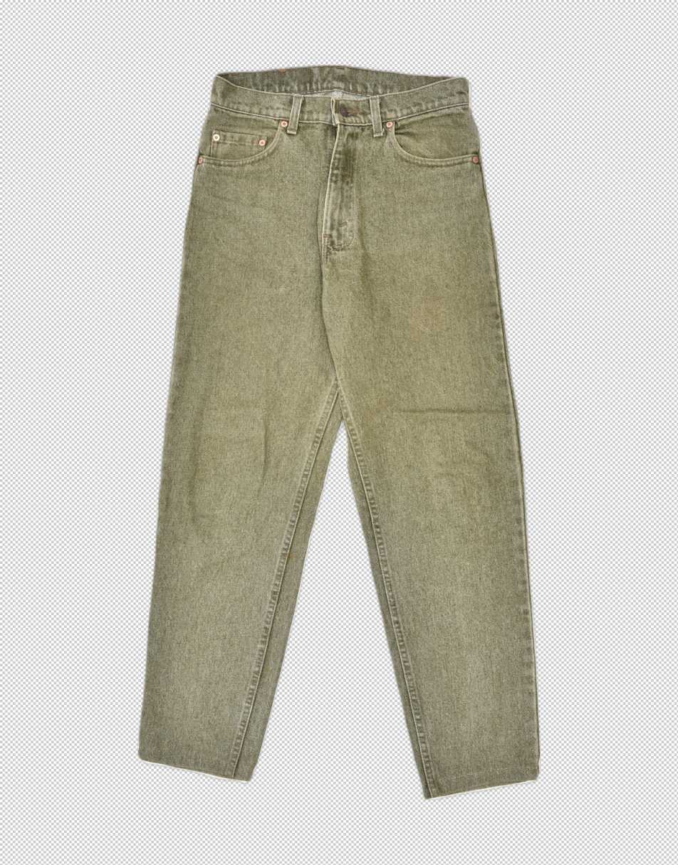 Vintage Levis Size 3XL 550 straight leg jeans in green