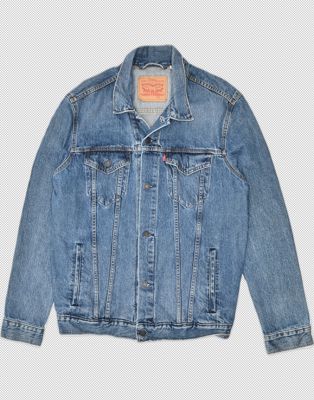 Vintage Levi's Size L 90s denim jacket in blue