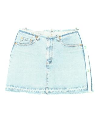 Vintage Levi's Size L Denim Skirt in Blue