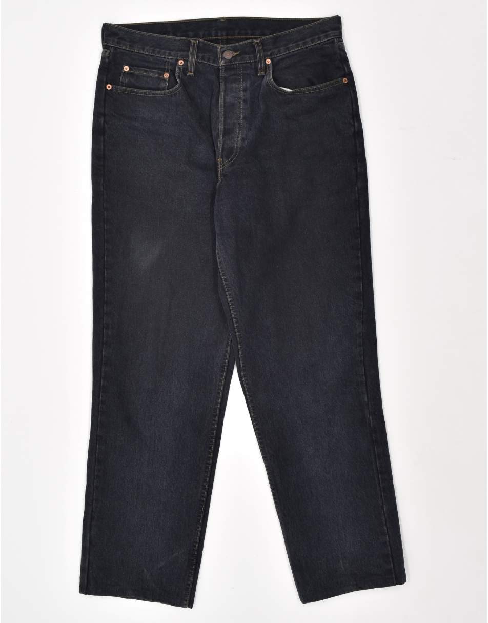Vintage Levi's Size L straight jeans in black