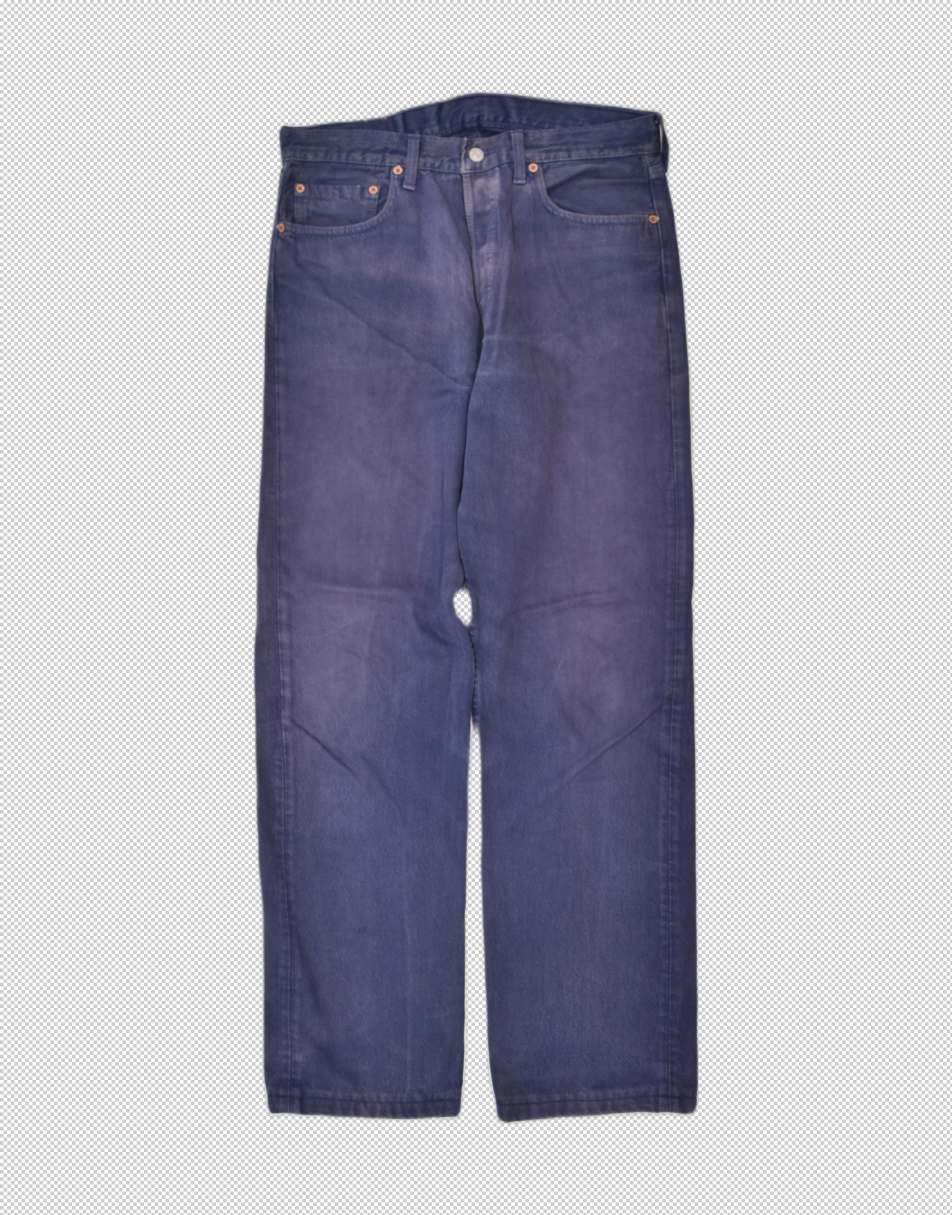 Vintage Levi's Size M 501 straight jeans in blue