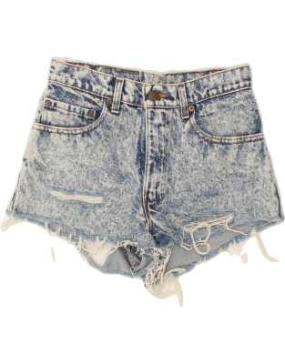 Vintage Levi's Size M Distressed Denim Shorts in Blue