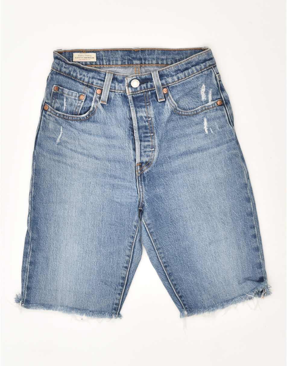 Vintage Levi's Size S Denim Bermuda Shorts in Blue
