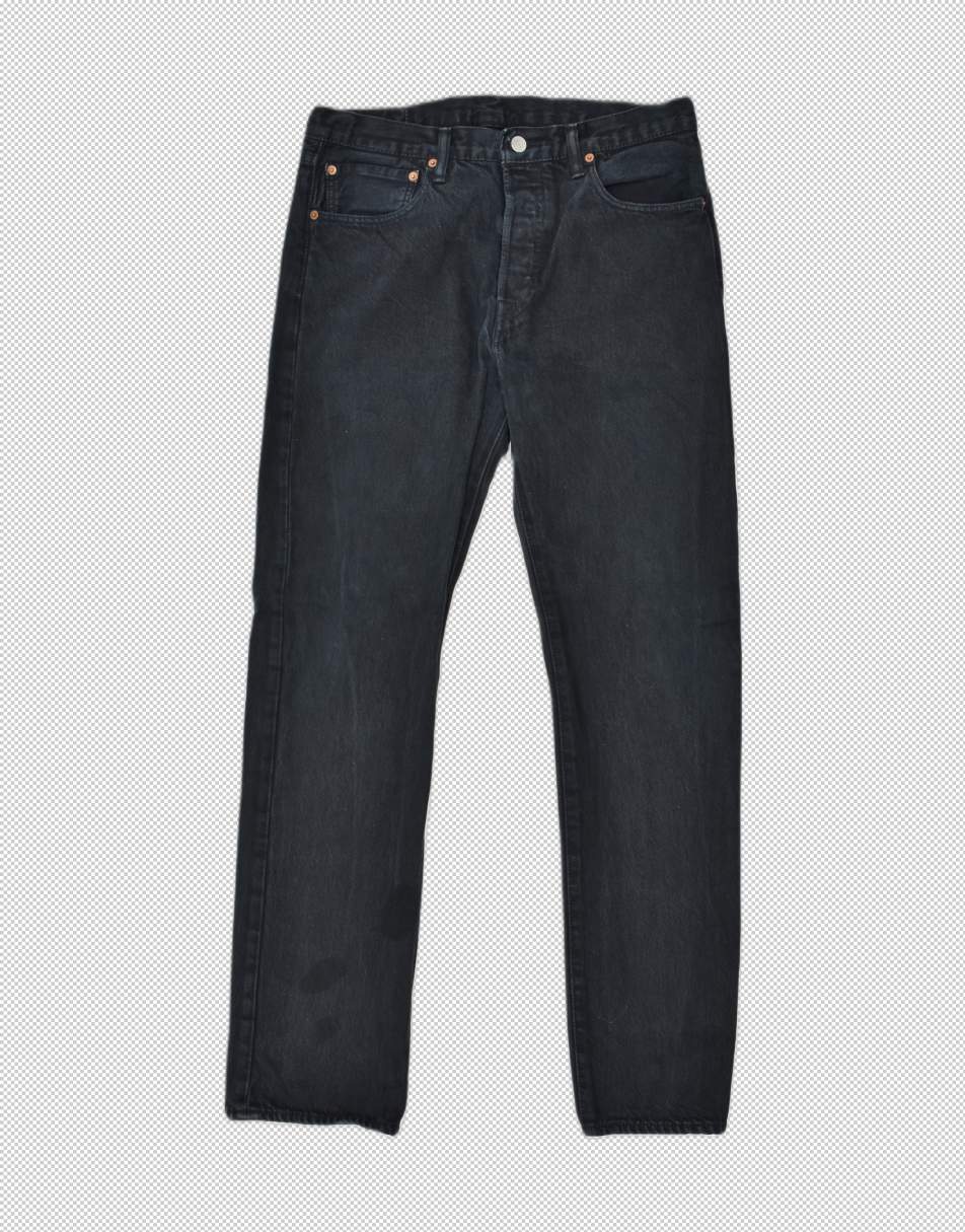 Vintage Levi's Size XL 501 Straight leg jeans in black