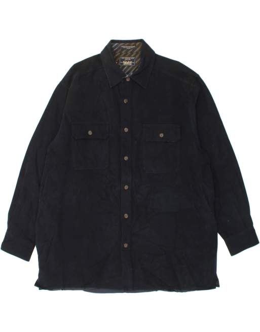 Vintage Levi's Size XL Lumberjack Shirt in Navy Blue