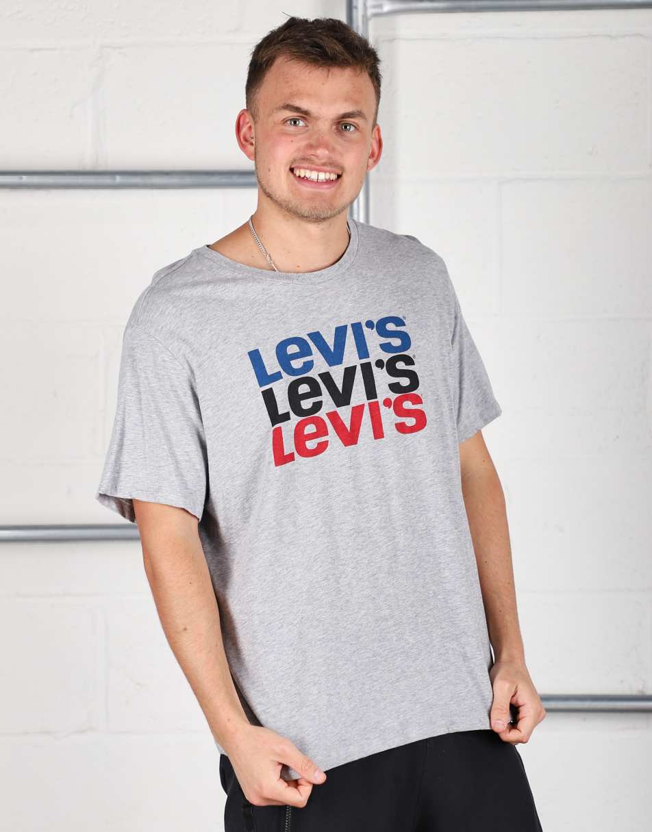Vintage Levi's Size XL short sleeve crewneck t-shirt in grey