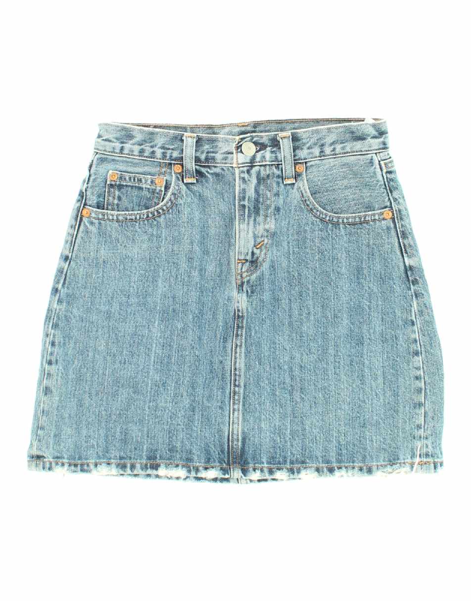 Vintage Levi's Size XS Denim Skirt in Blue