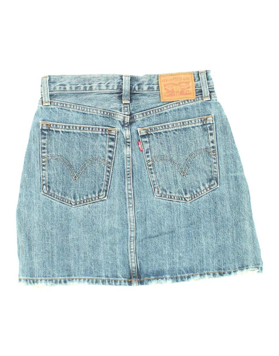 Vintage Levi's Size XS Denim Skirt in Blue 0
