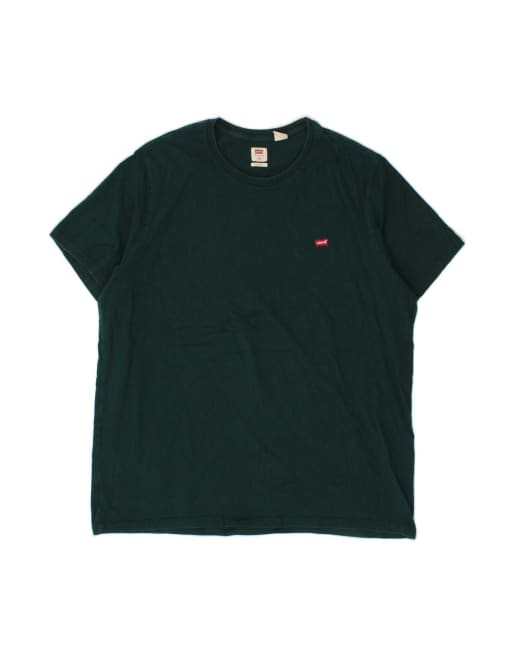 Vintage Levi's Standard T-shirt Top 2XL In Green