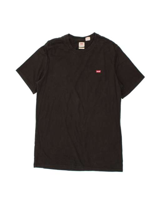 Vintage Levi's Standard T-shirt Top Medium In Black