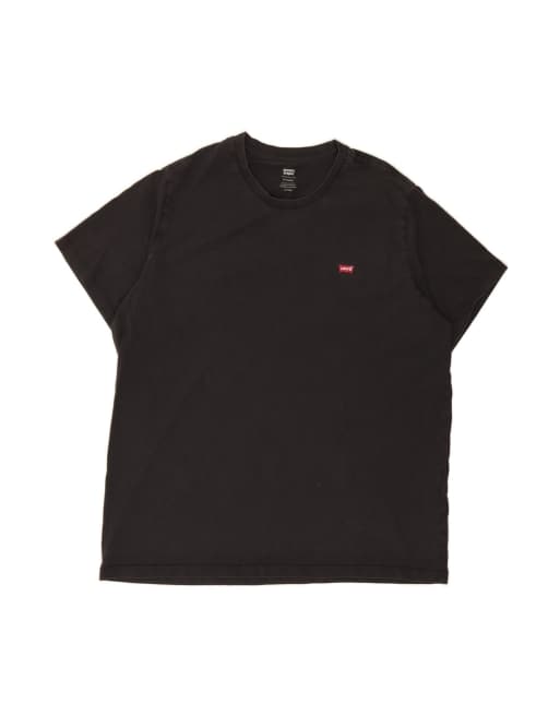 Vintage Levi's Standard T-shirt Top XL In Black