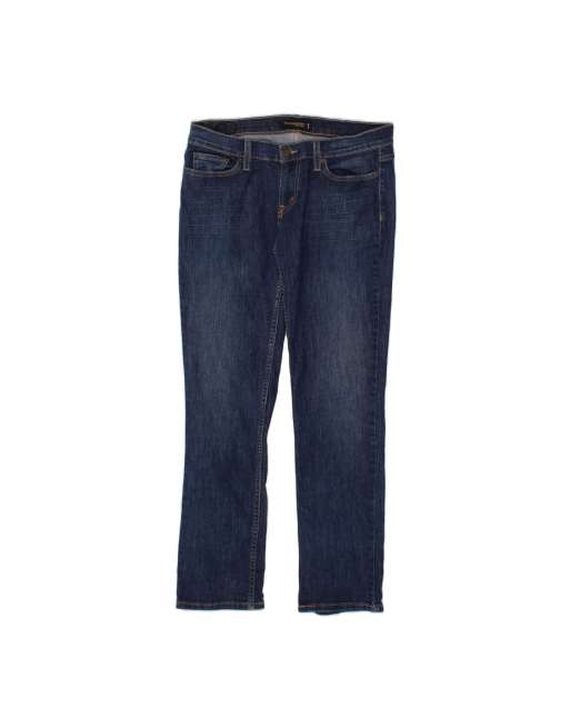 Vintage Levi's Super Low Straight Jeans US 8 Medium W30 L30 In Blue