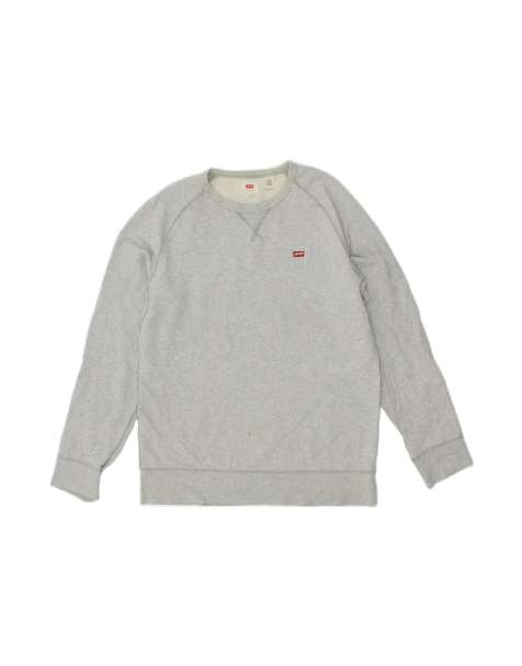 Vintage Levi's Sweatshirt Jumper Medium In Grey - view 1