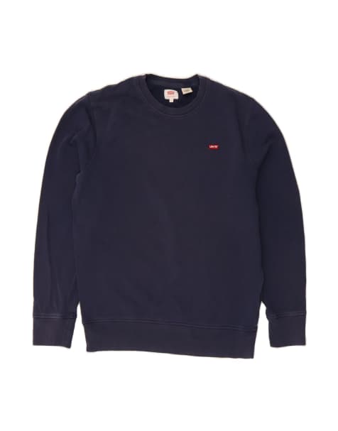 Vintage Levi's Sweatshirt Jumper Small In Blue - view 1
