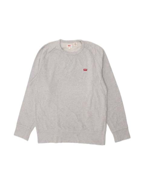 Vintage Levi's Sweatshirt Jumper Small In Grey - view 1