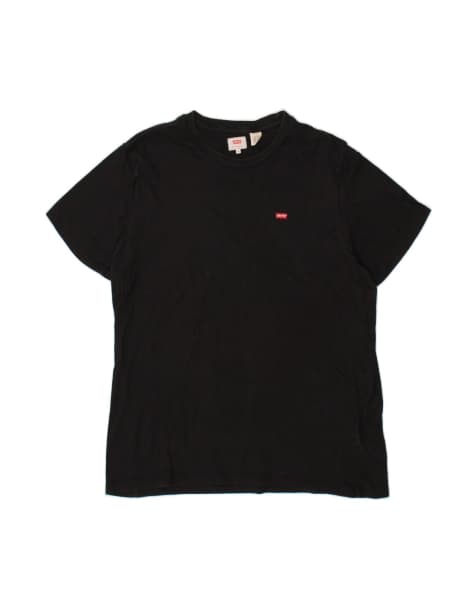 Vintage Levi's T-shirt Top 2XL In Black - view 1