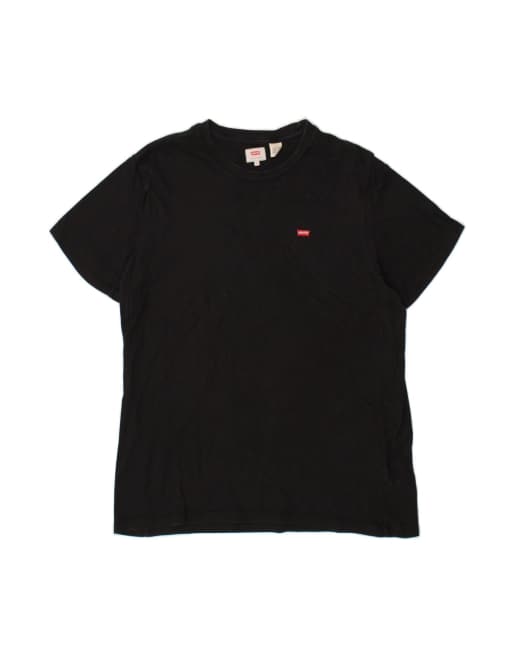 Vintage Levi's T-shirt Top 2XL In Black