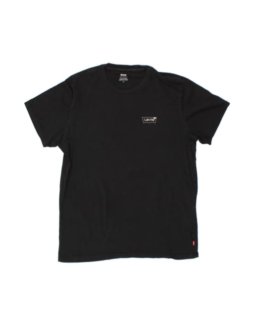 Vintage Levi's T-shirt Top Large In Black