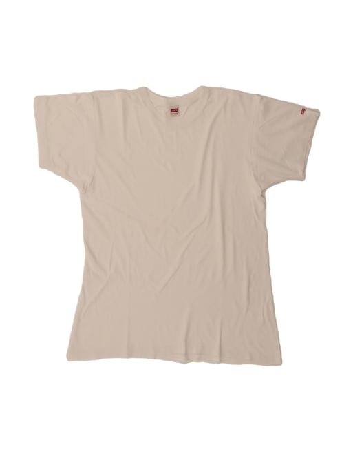 Vintage Levi's T-shirt Top Large In White