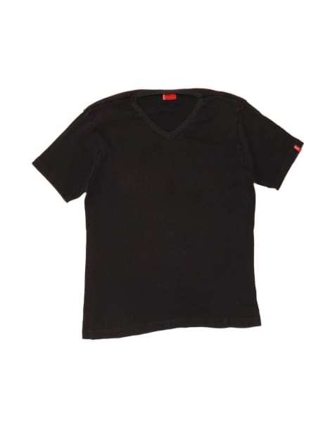 Vintage Levi's T-shirt Top UK 14 Large In Black - view 1