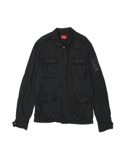 Vintage Levi's Utility Jacket UK 40 Large In Black