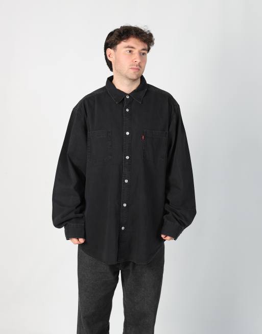 Vintage Levi's xl long sleeve shirt in black