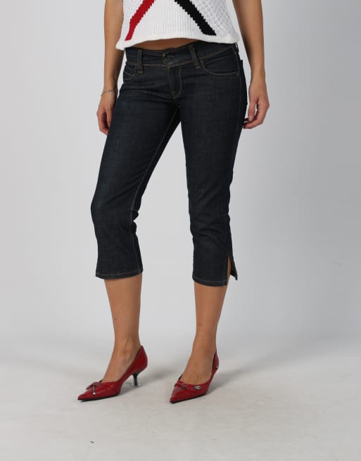 Vintage Levi's XS 3/4 jeans in blue, 2 of 4