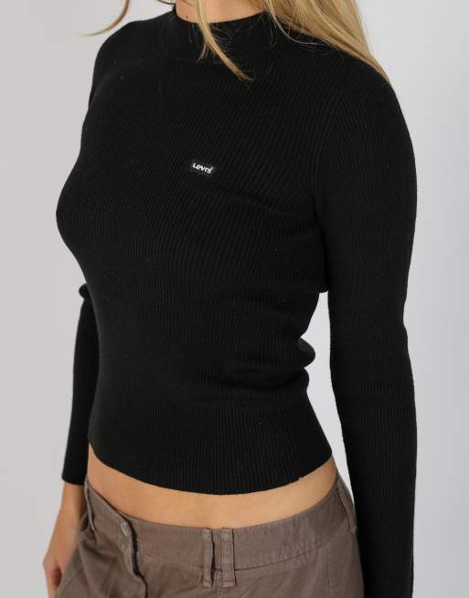 Vintage Levi's XS knitted top in black, 4 of 4