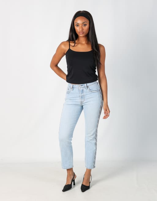 Vintage Levi's XS mom jeans in light blue