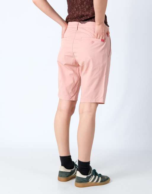 Vintage Levi's XX Chino 30x19 Canvas Cargo Shorts Baby Pink