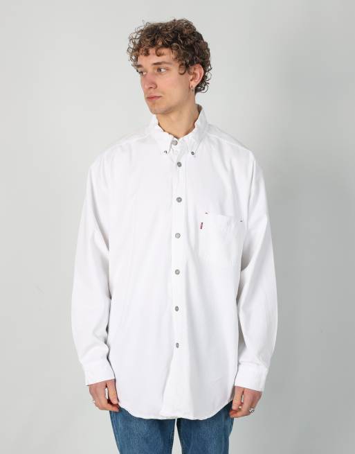 Vintage Levi's xxl long sleeve shirt in white, 2 of 4