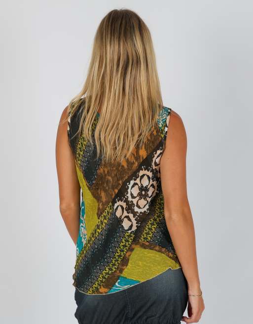 Vintage Lia Donna M blouse in light green, 2 of 4